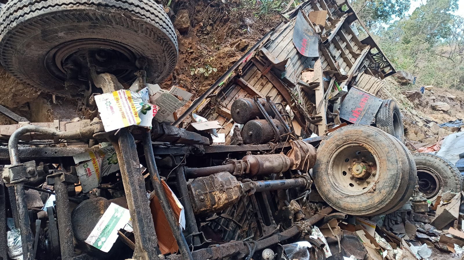 कान्ति लोकपथमा ट्रक दुर्घटना हुँदा एक जनाको मृत्यु