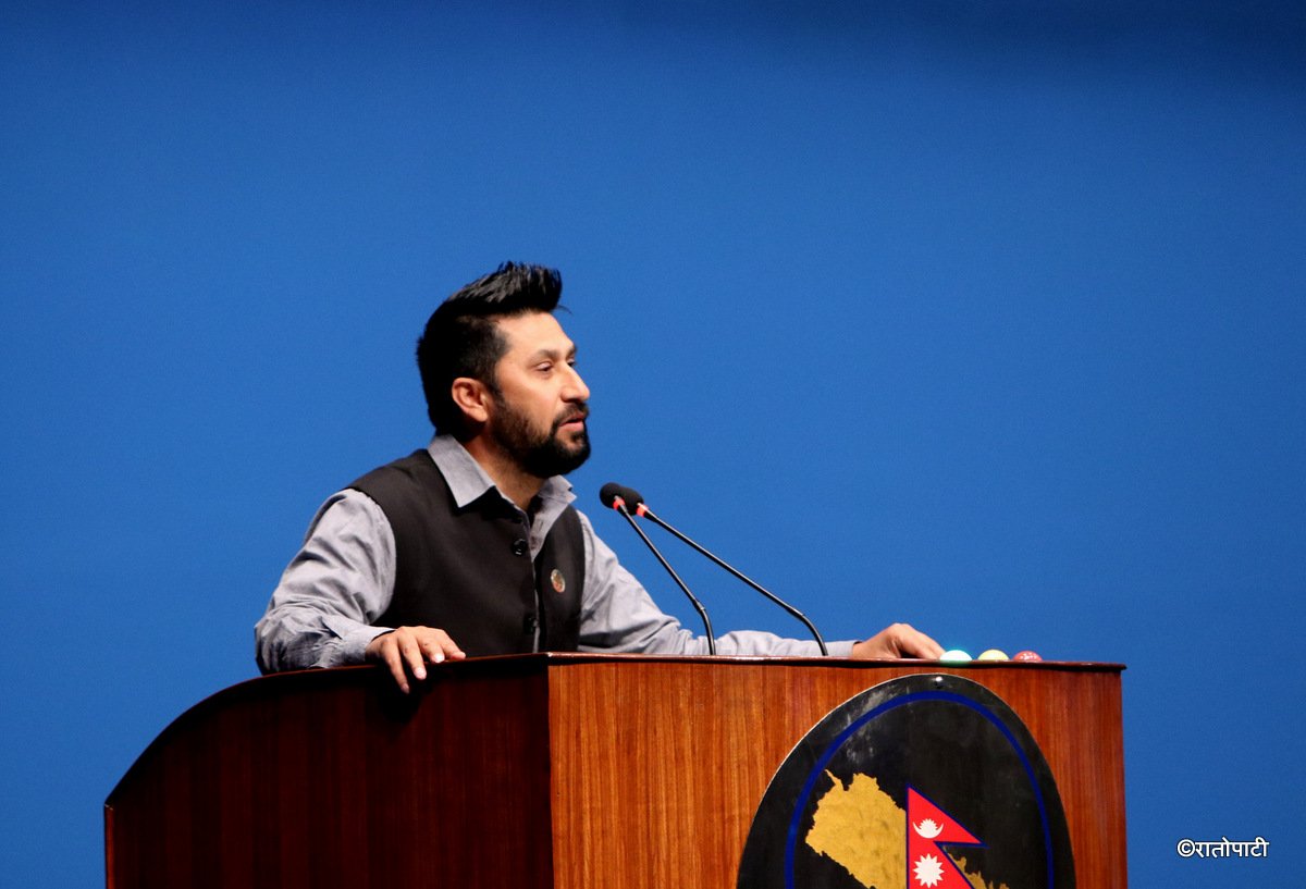 रास्वपा सभापति रवि लामिछानेले प्रतिनिधि सभा बैठकमा सम्बोधन गर्ने